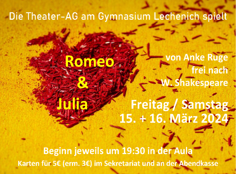 Die Theater-AG spielt „Romeo und Julia“