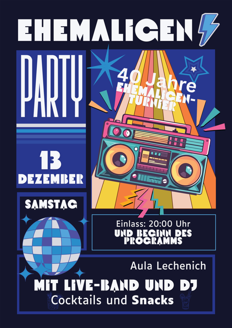 Infos zum 38. Ehemaligenturnier am 13. Dezember 2025